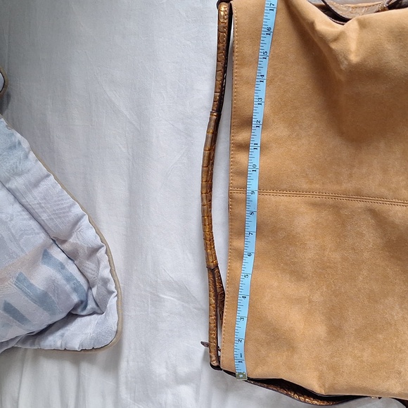 Faux Seude Boho tote - Picture 10 of 12